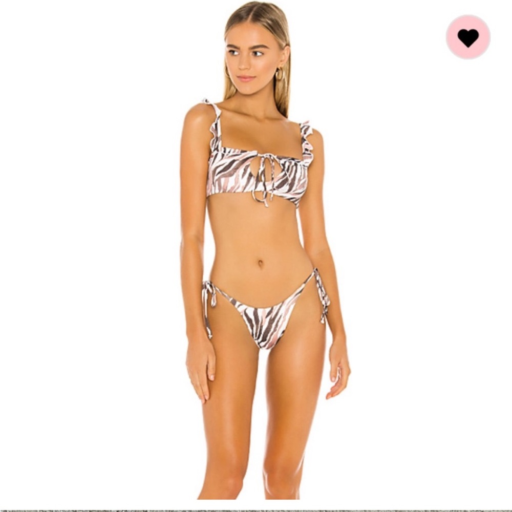 Frankie's Bikinis Zebra Print Bikini